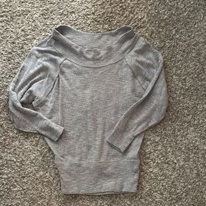 Free People off shouldGray Women's Sweater